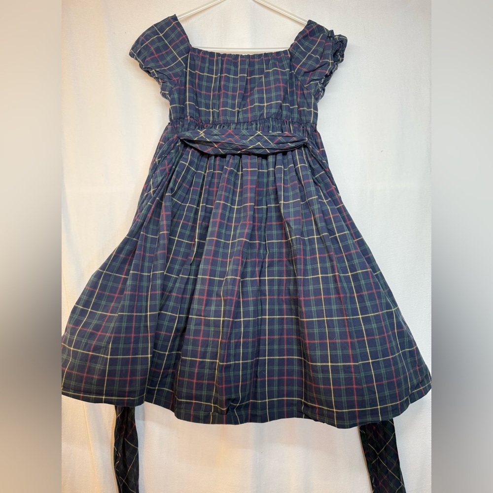 Ralph Lauren Kids Plaid Dress - Navy and Red